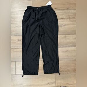 Toggle‎ Drawstring Joggers women’s large forever 21 NWt BLACk